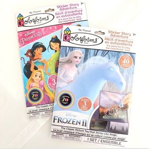 Colorforms Disney Princess & Frozen II Sticker Story Adventure Play Sets